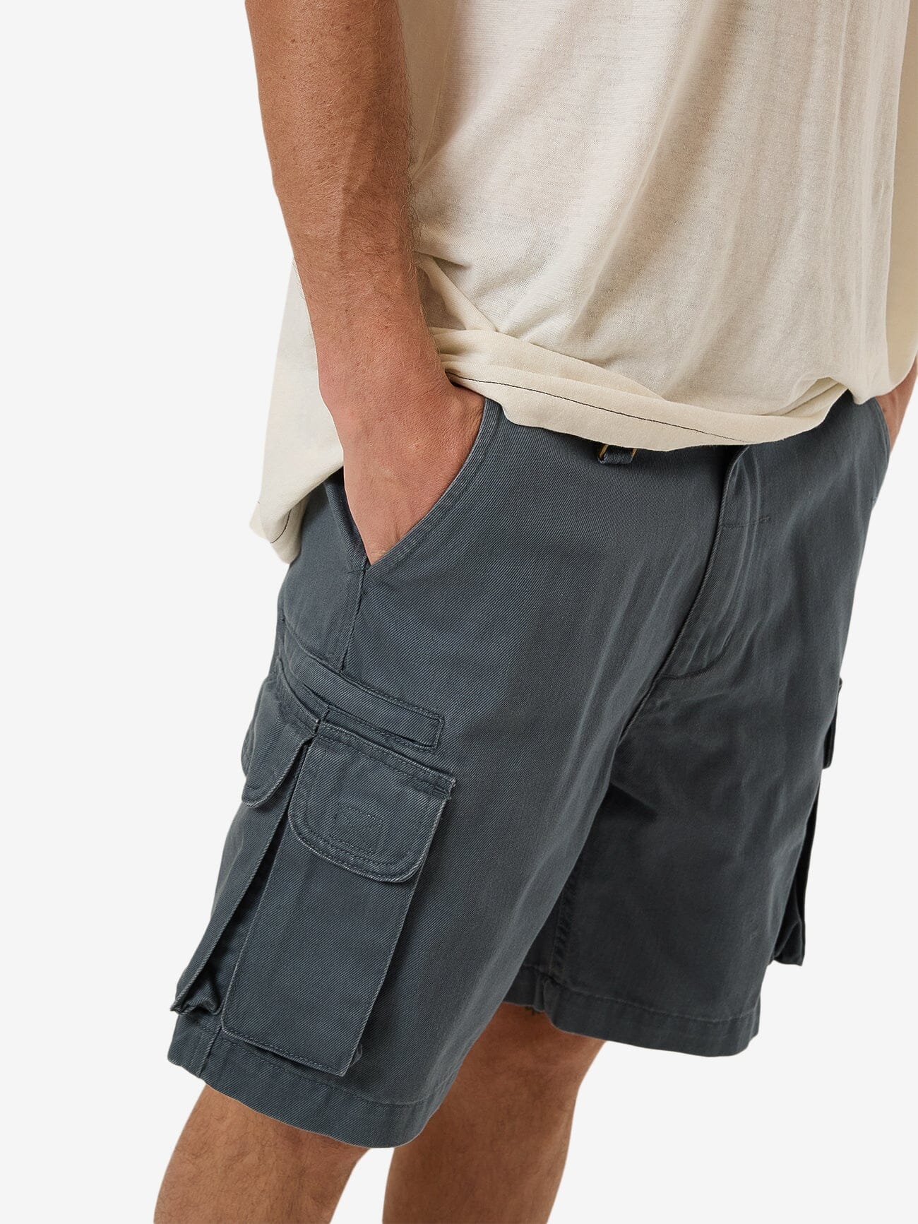 Slacker Union Cargo Short - Dark Slate 28