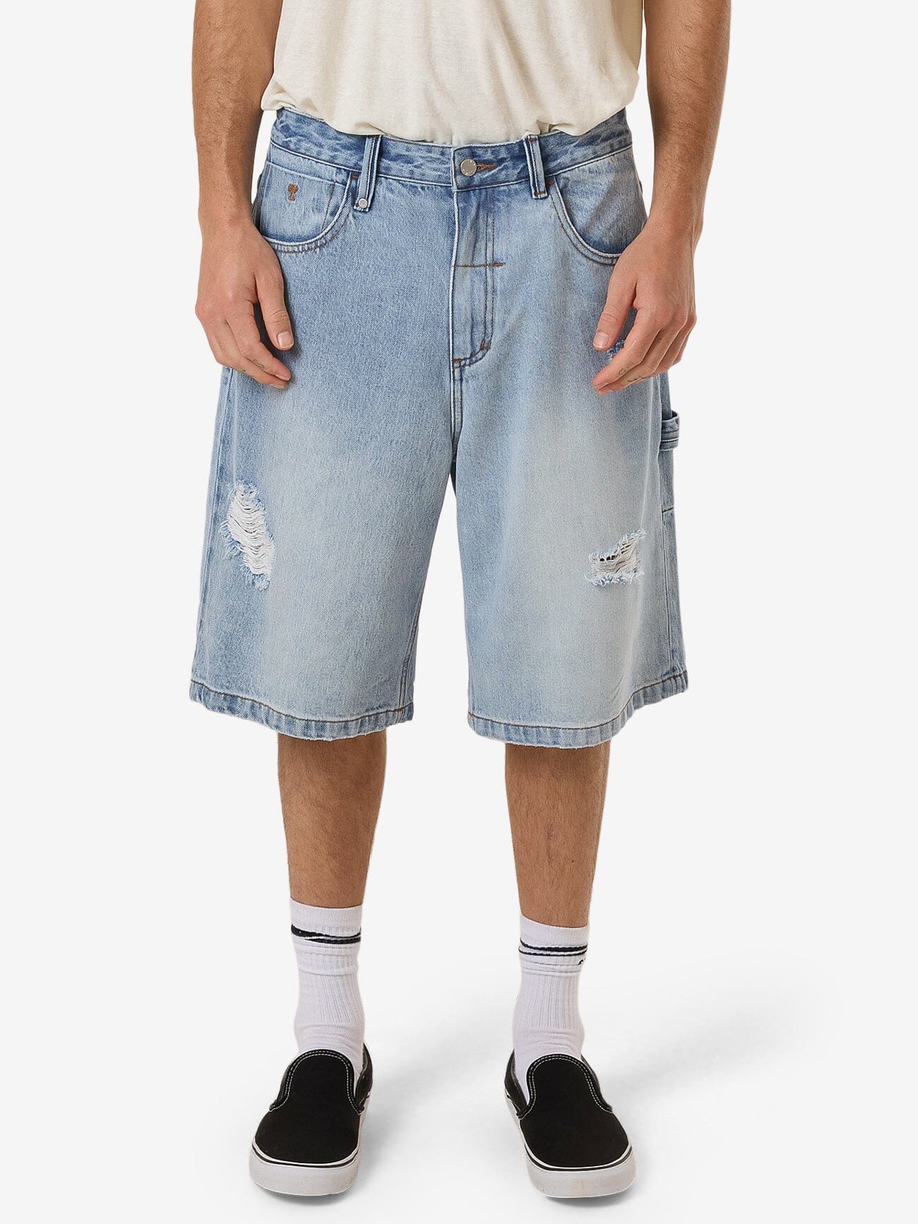 Society Big Slacker Denim Short - Indigo Society 28