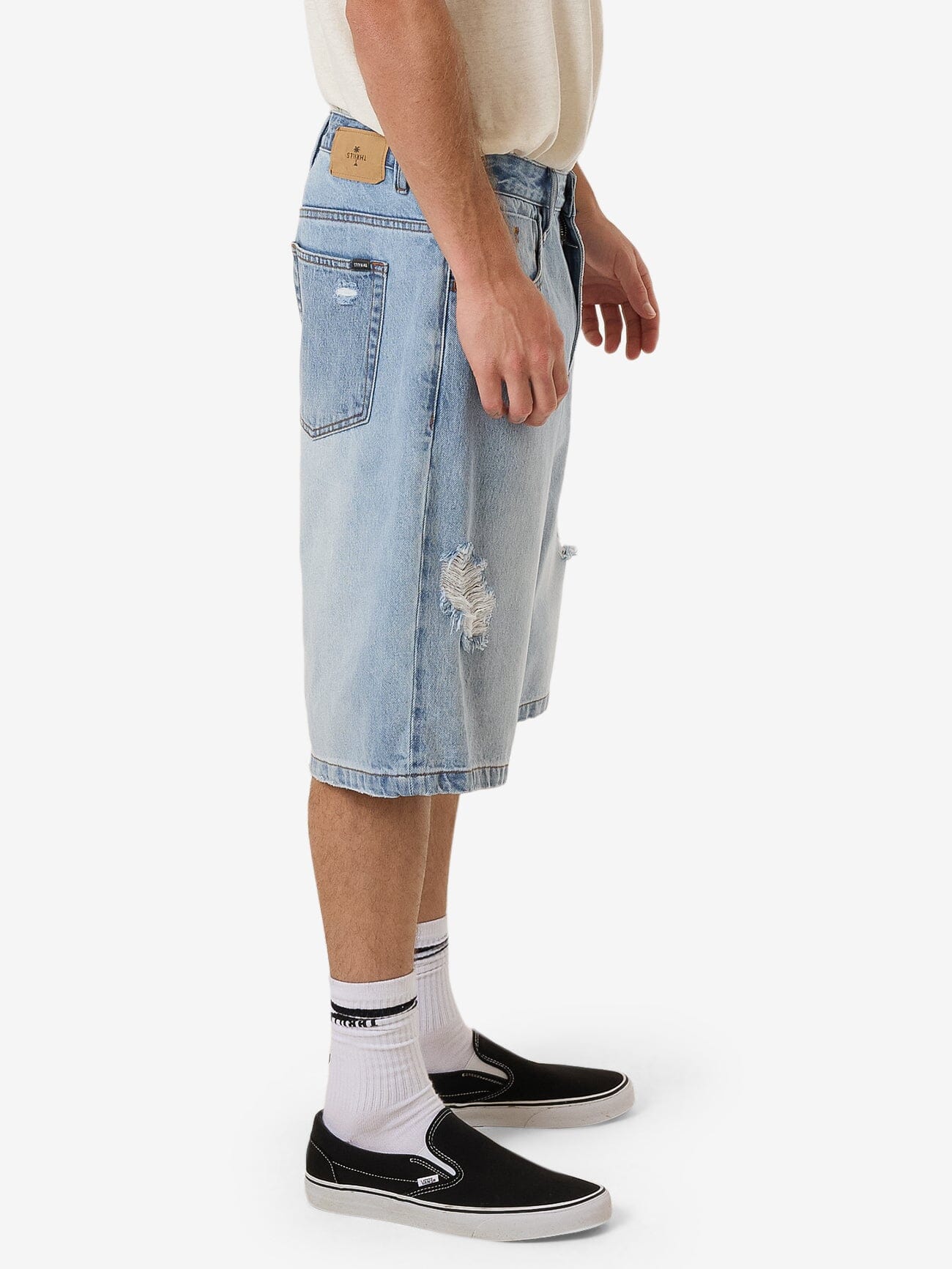 Society Big Slacker Denim Short - Indigo Society 28