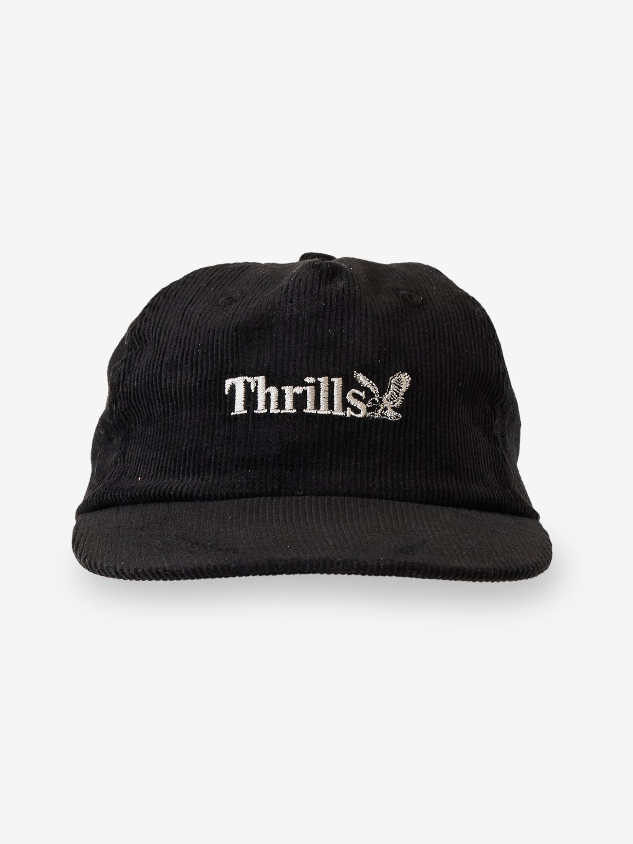 Thrills Workwear 5 Panel Cap - Black One Size