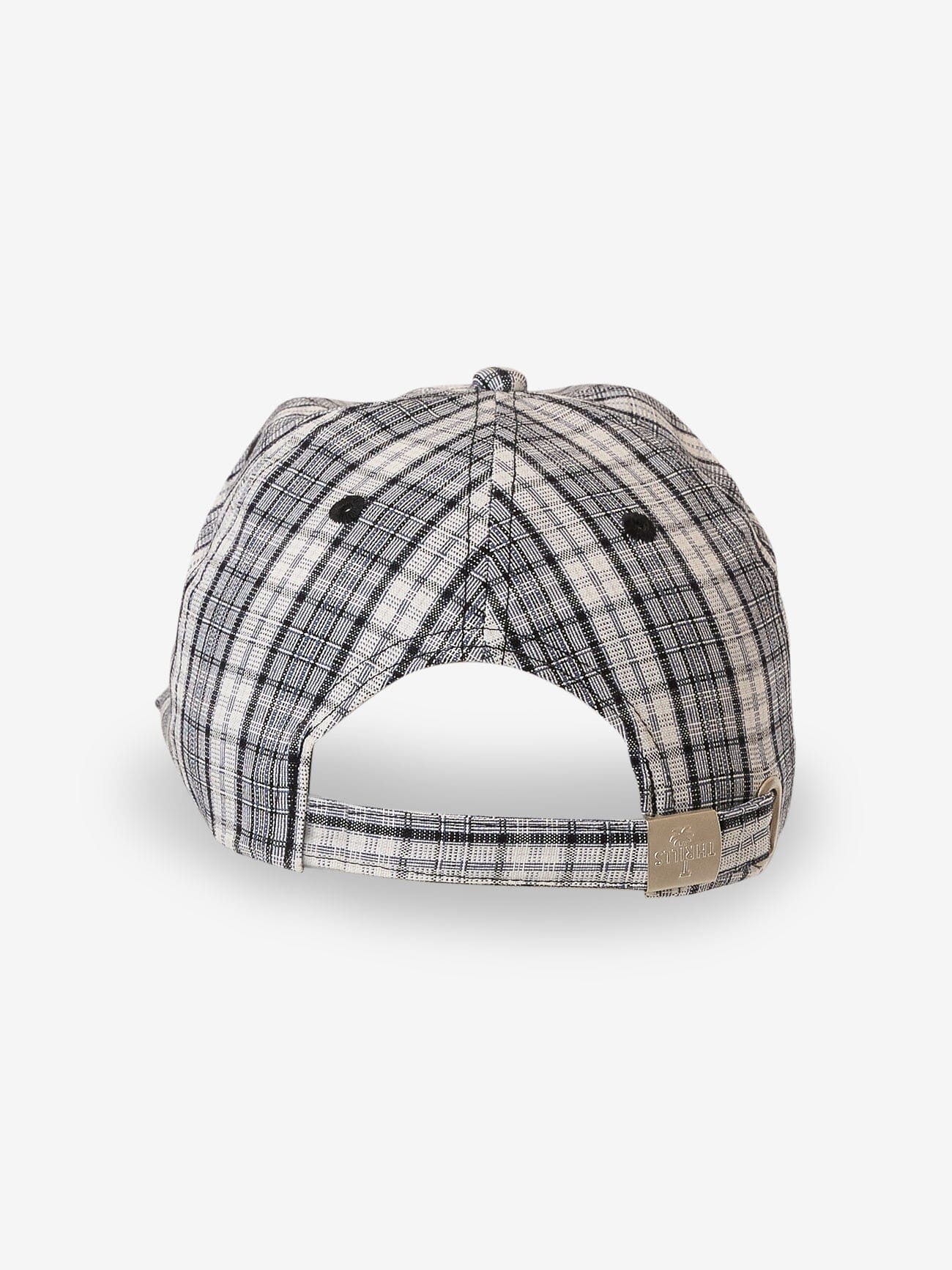 Trust In Us 6 Panel Cap - Black White Check One Size