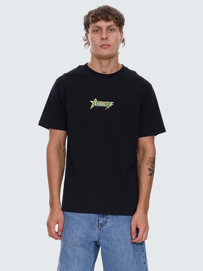 Heavy Static Merch Fit Tee - Black XS