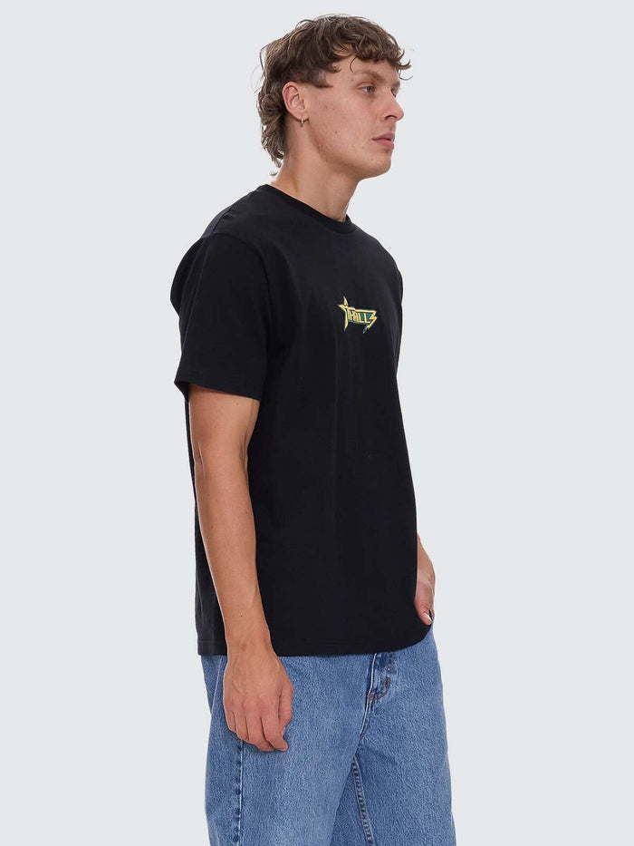 Heavy Static Merch Fit Tee - Black XS