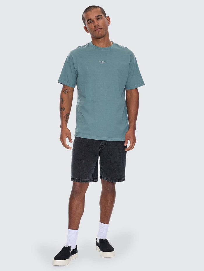 Minimal Thrills Merch Fit Tee - Green Coast XS