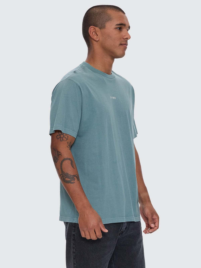 Minimal Thrills Merch Fit Tee - Green Coast XS