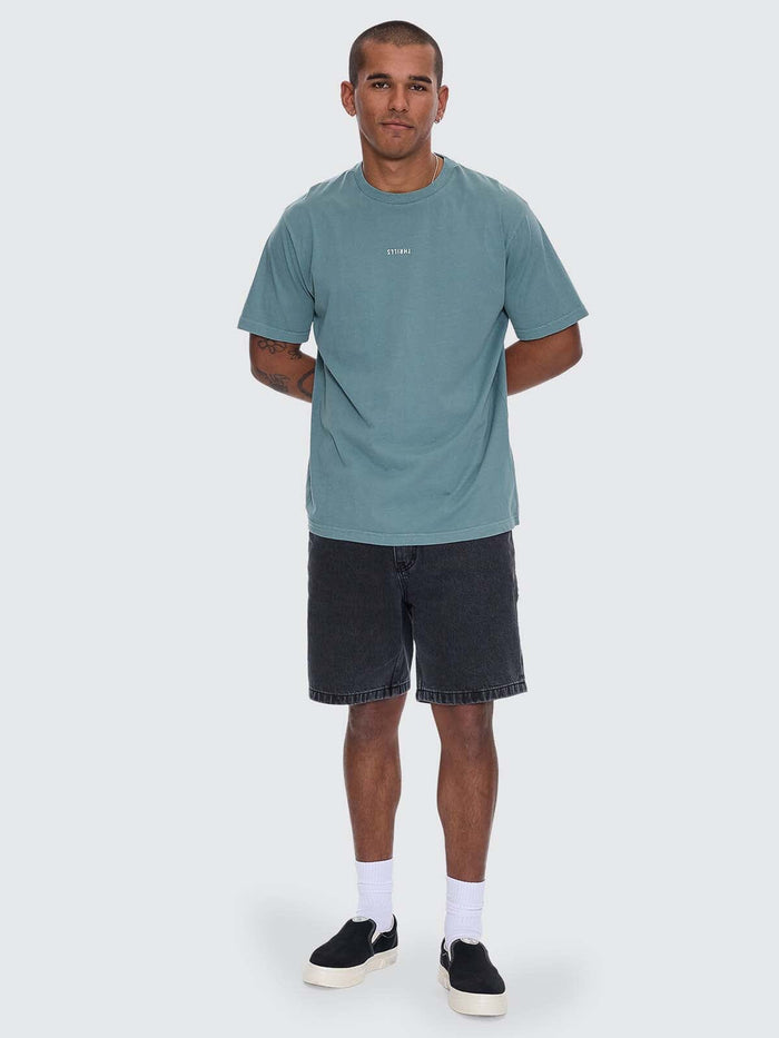 Minimal Thrills Merch Fit Tee - Green Coast XS