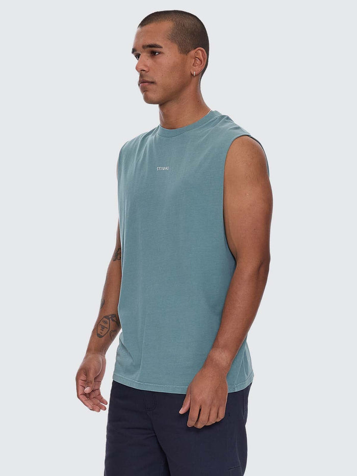 Minimal Thrills Merch Fit Muscle Tee - Green Coast XS