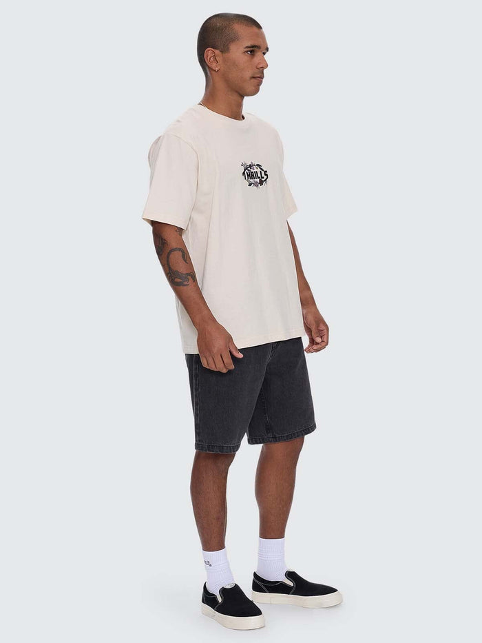Beauty Around Us Oversize Fit Tee - Unbleached XS