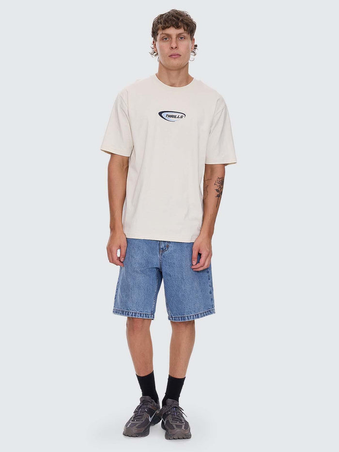 Fusion Oversize Fit Tee - Heritage White XS