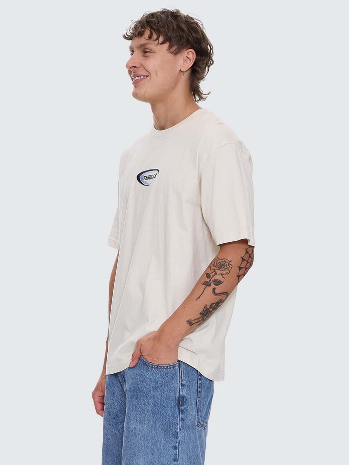 Fusion Oversize Fit Tee - Heritage White XS