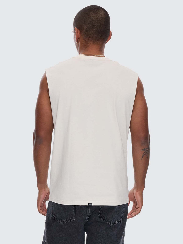 Fusion Merch Fit Muscle Tee - Heritage White XS