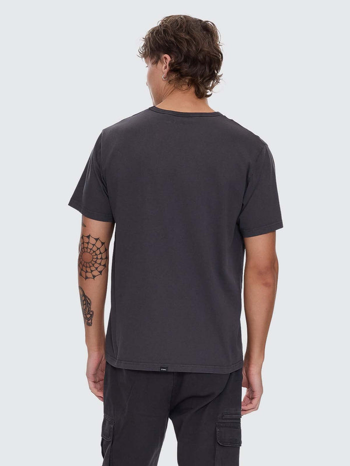 Thrills Workwear Embro Merch Fit Tee - Dark Charcoal XS