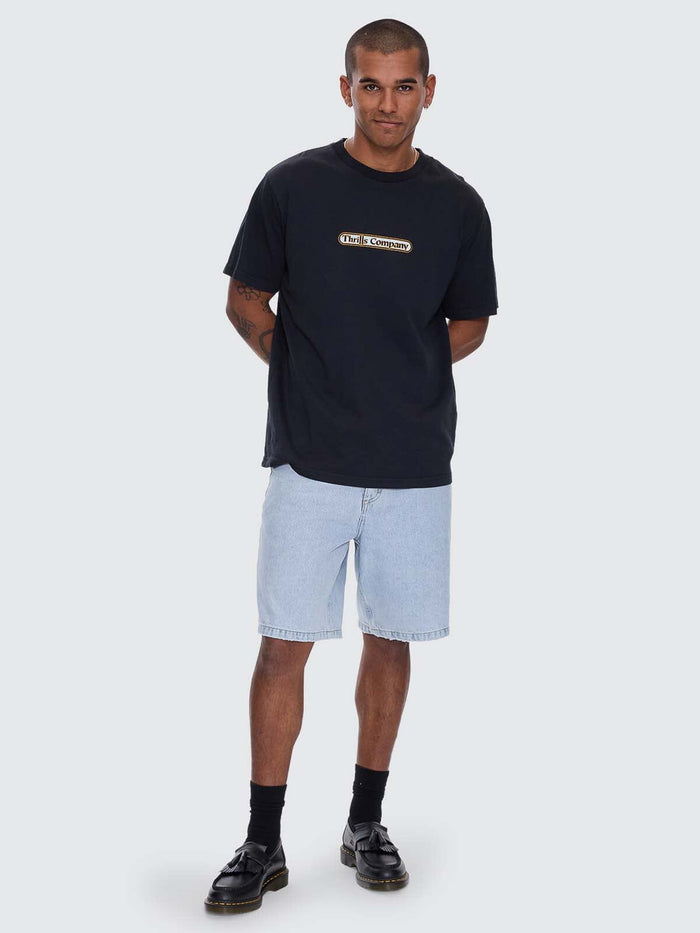 Wonder World Embro Merch Fit Tee - Twilight Black XS