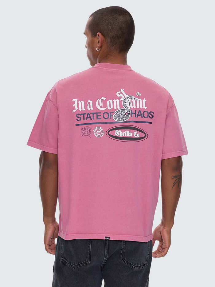 Bueno Bueno Bueno Oversize Fit Tee - Heather Rose XS