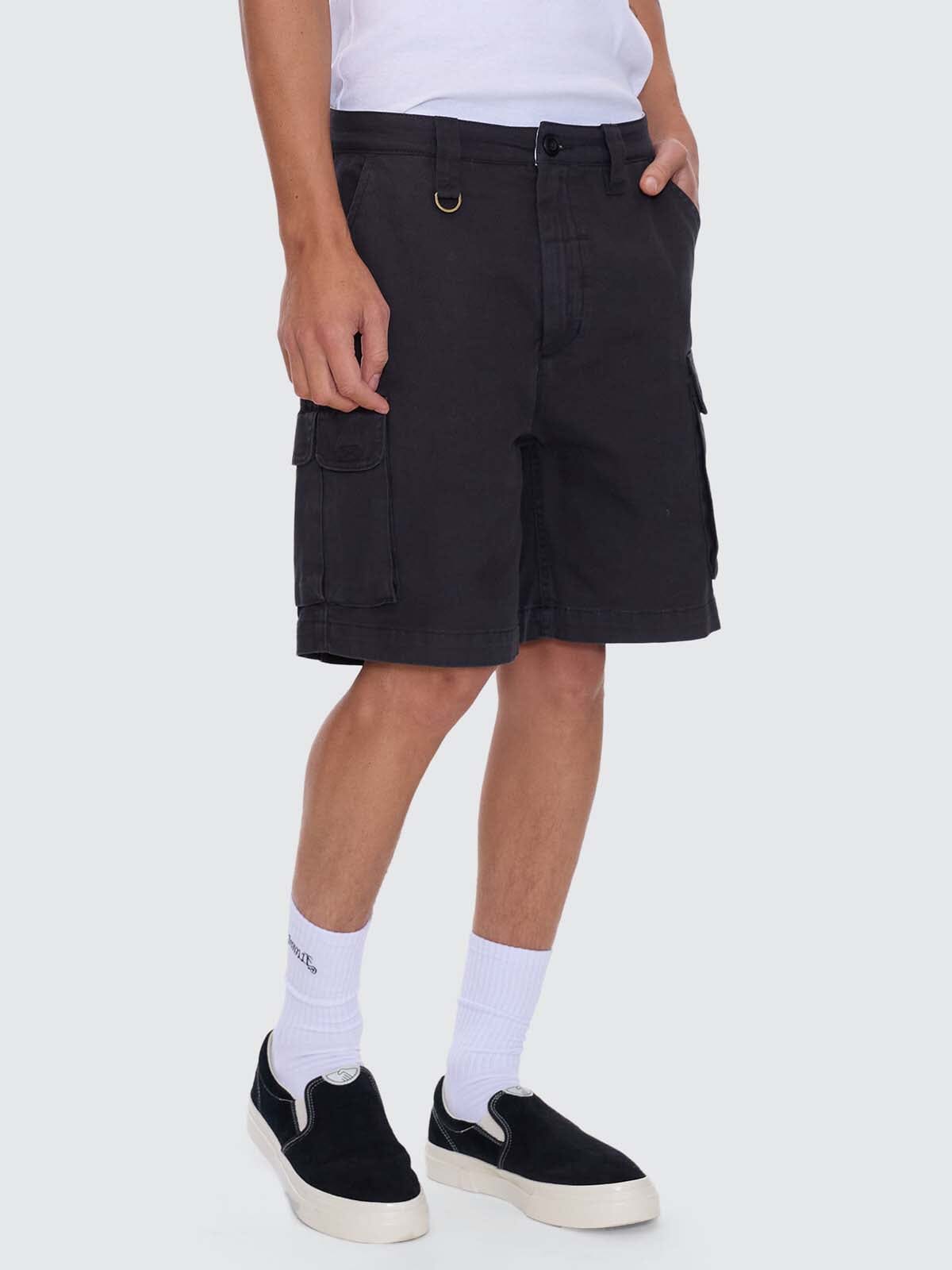 Slacker Union Relaxed Cargo Short - Dark Charcoal 28