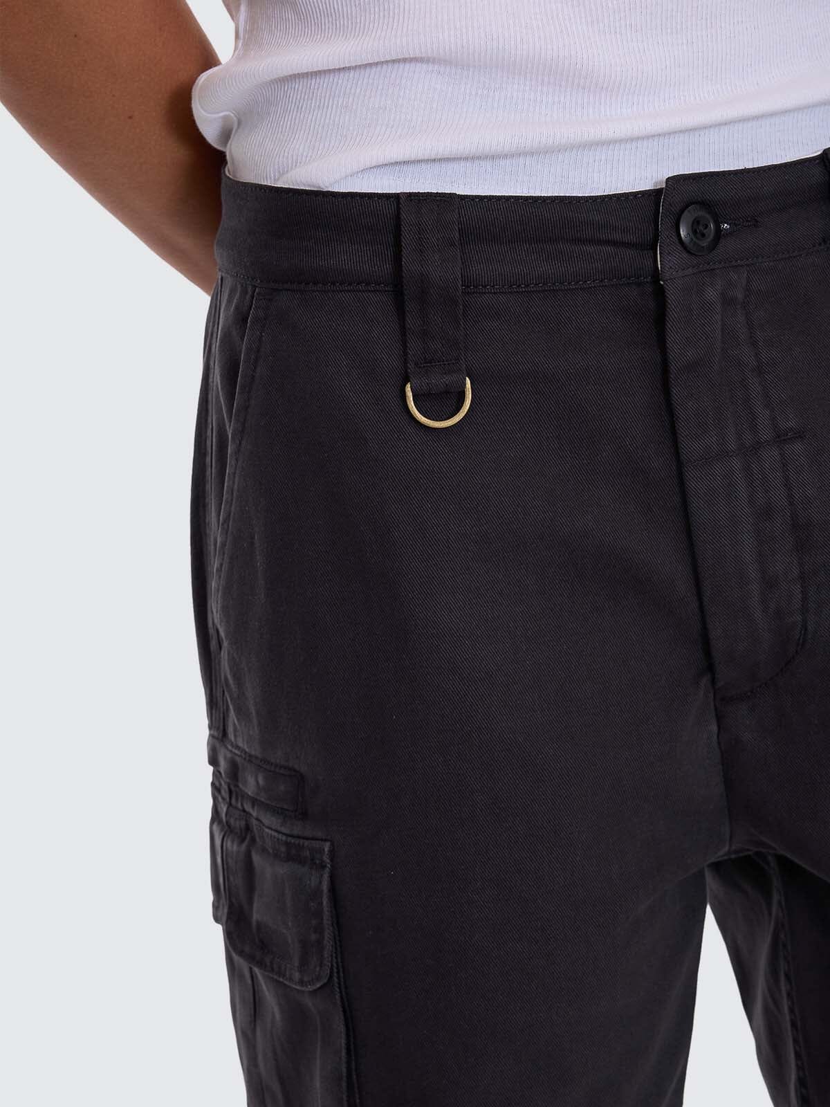 Slacker Union Relaxed Cargo Short - Dark Charcoal 28