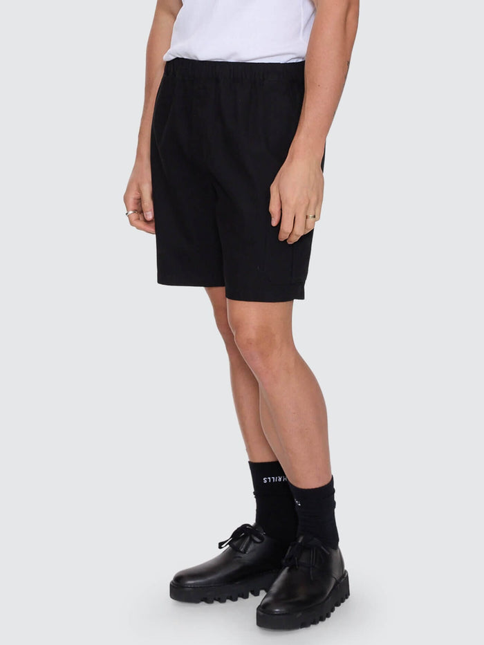 Bueno Elastic Cargo Short - Black 26
