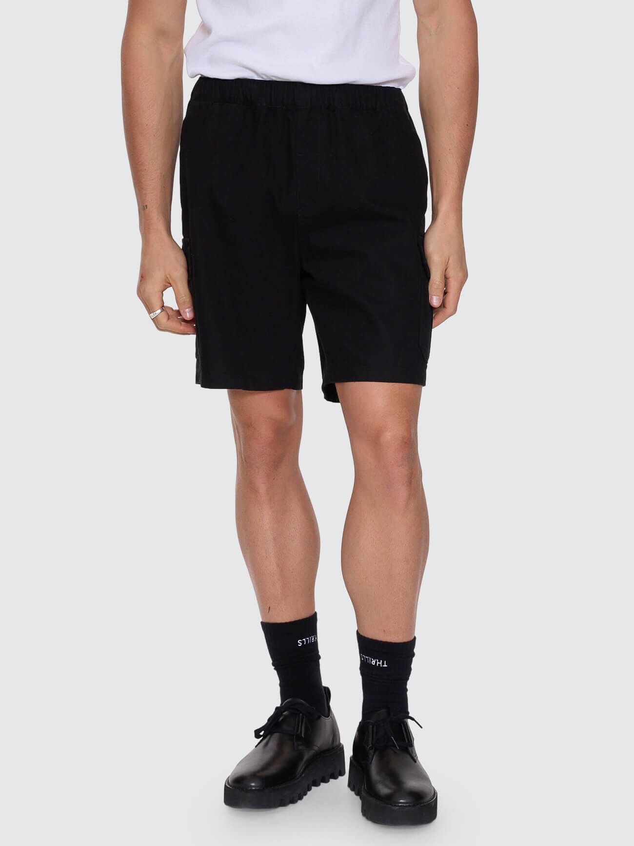 Bueno Elastic Cargo Short - Black 26