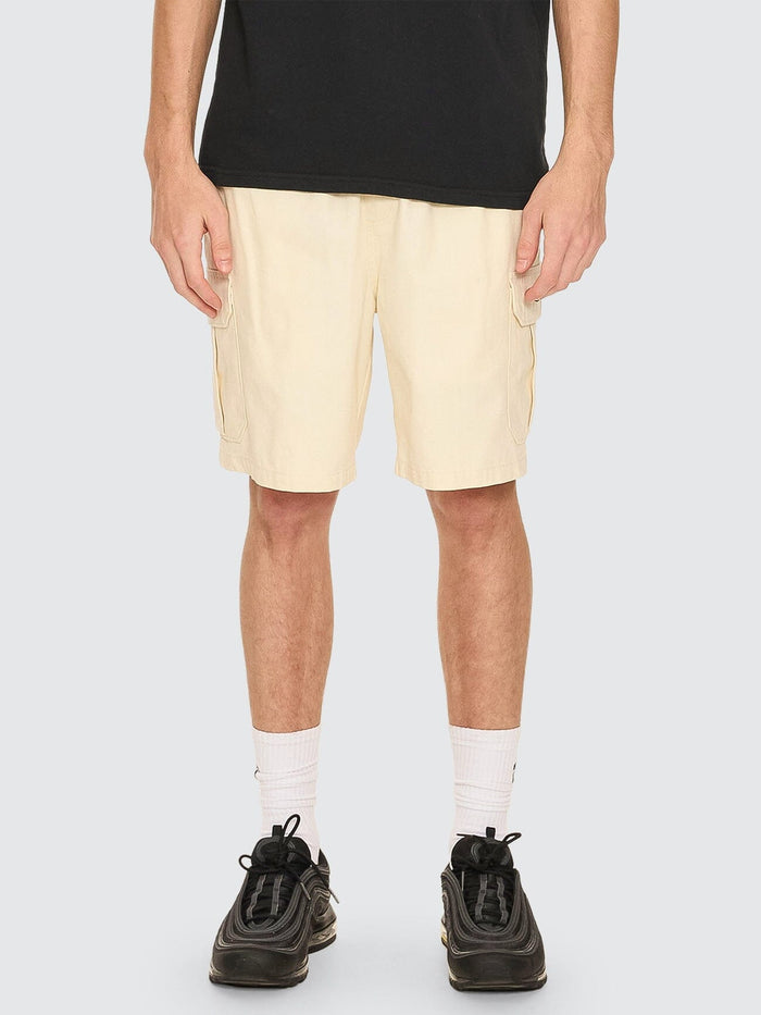 Bueno Elastic Cargo Short - Unbleached