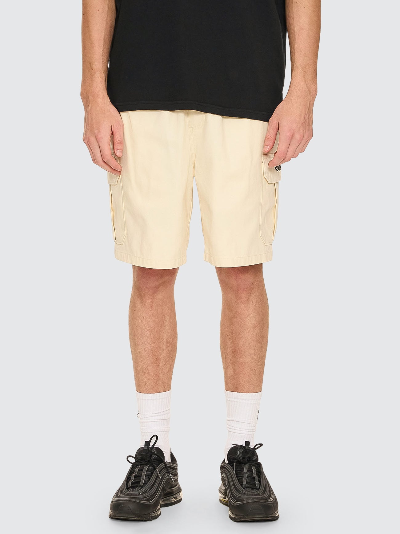 Bueno Elastic Cargo Short - Unbleached