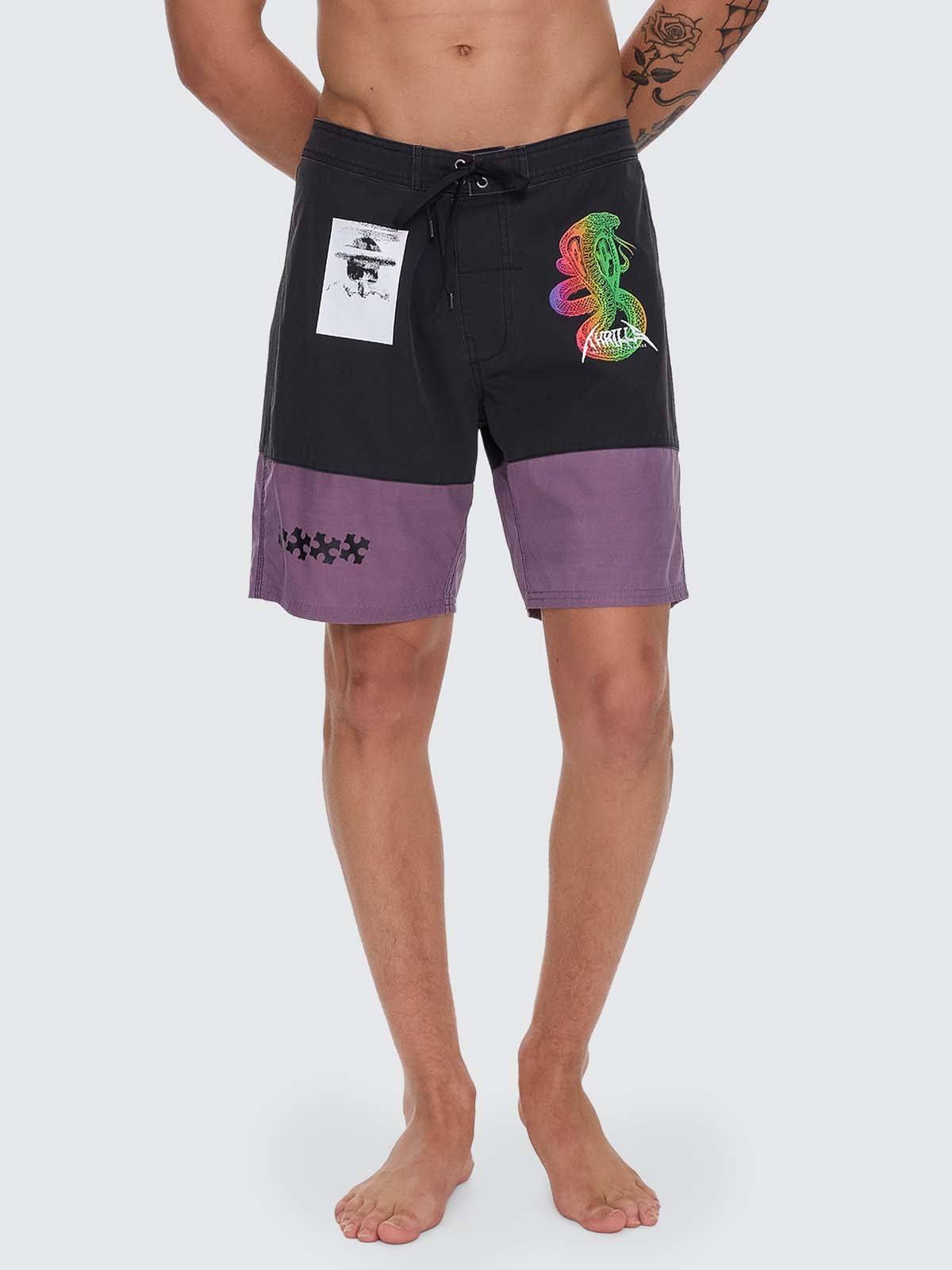 It's In The Cards Boardshort - Black 28