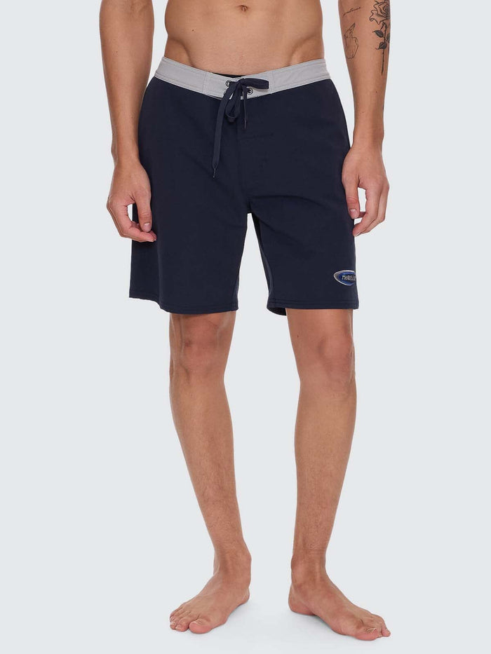 Fusion Side Pocket Boardshort - Indigo 28