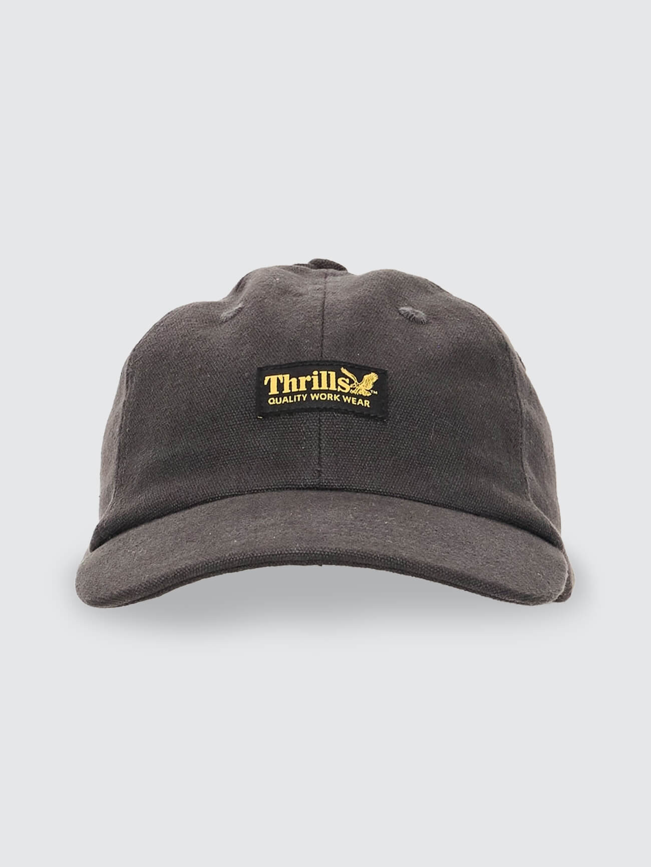 Thrills Union 6 Panel Cap - Dark Charcoal