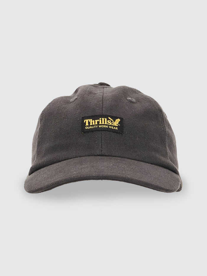 Thrills Union 6 Panel Cap - Dark Charcoal