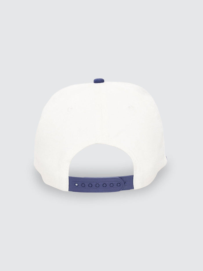 Double Down 5 Panel Cap - Heritage White - Guardian Navy