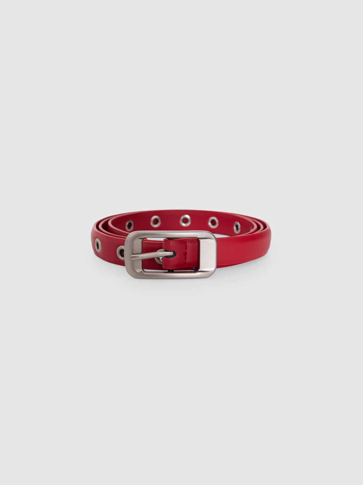 Thrills Thin Belt - Red One Size