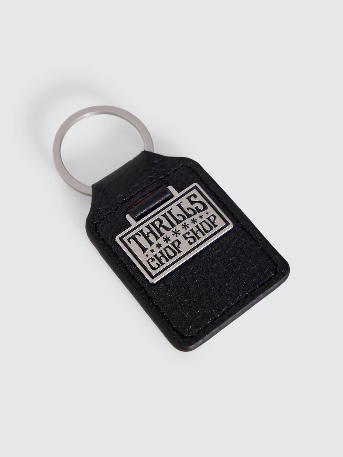 Mechanics Leather Tag - Silver One Size