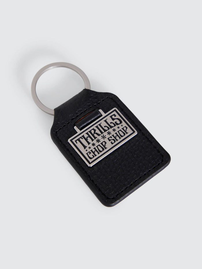 Mechanics Leather Tag - Silver One Size