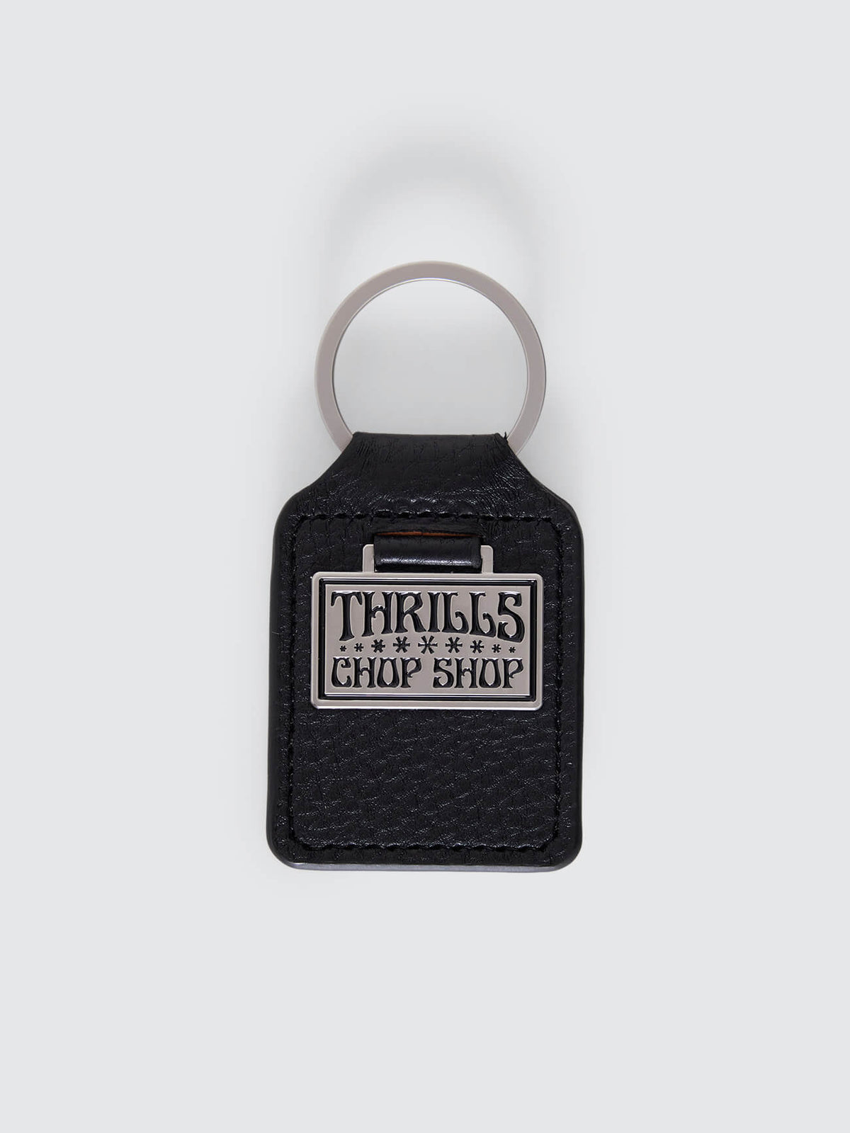 Mechanics Leather Tag - Silver One Size