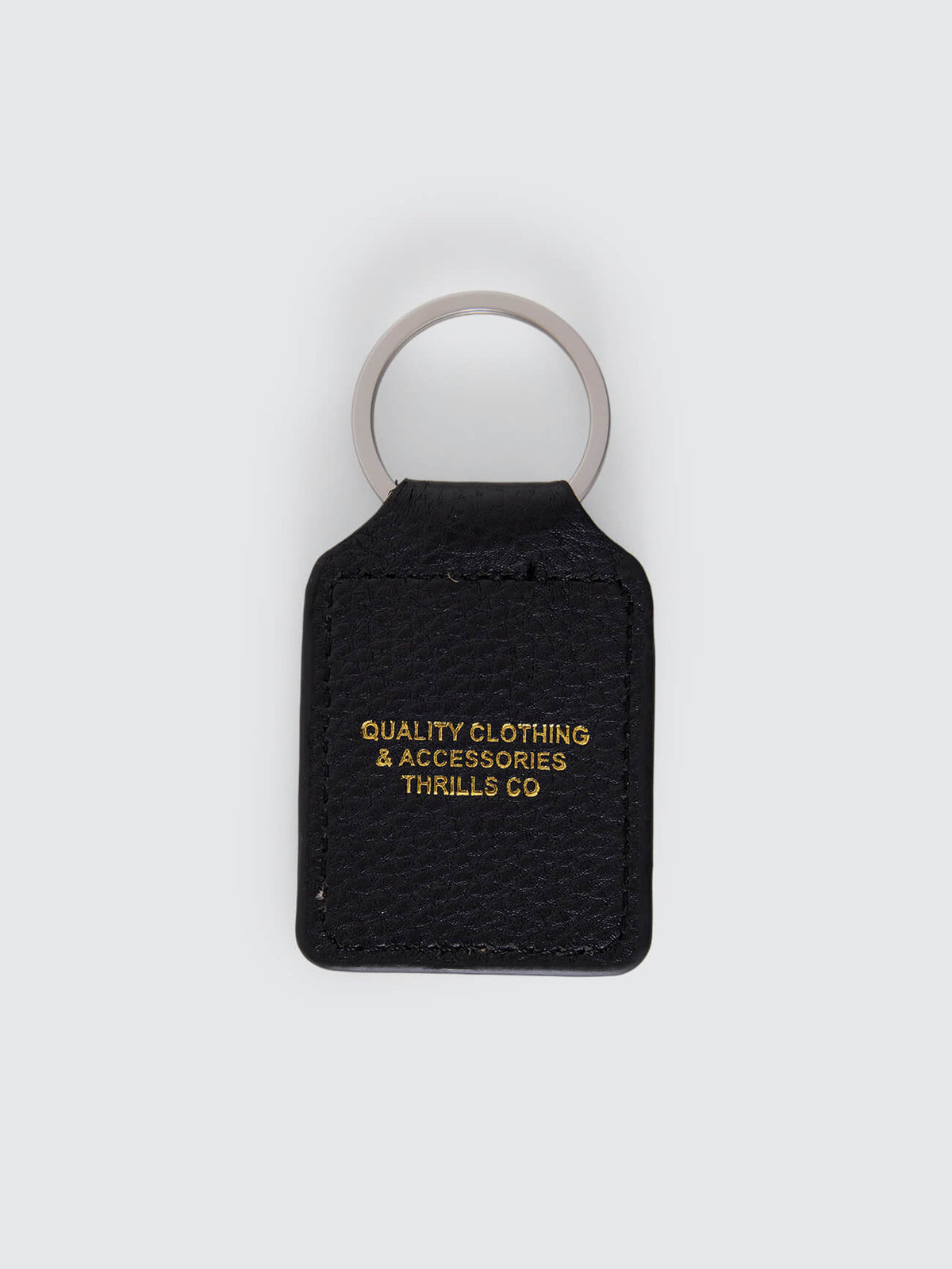 Mechanics Leather Tag - Silver One Size