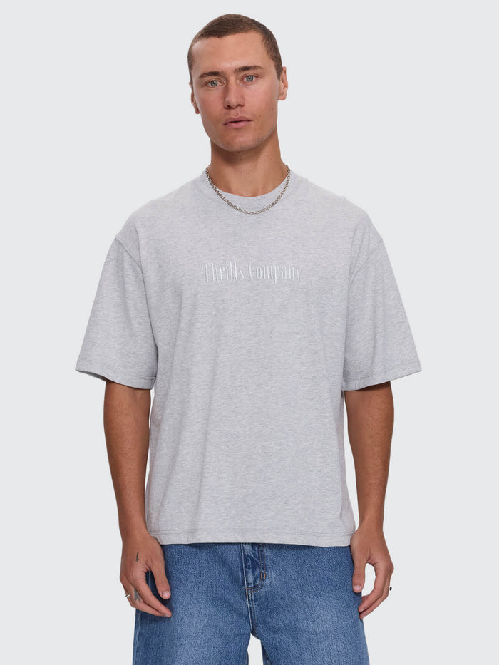 Primitive Thrills Box Crop Tee - Snow Marle XS