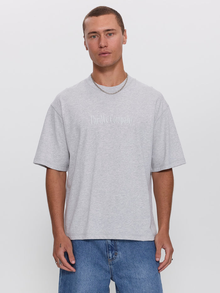 Primitive Thrills Box Crop Tee - Snow Marle XS
