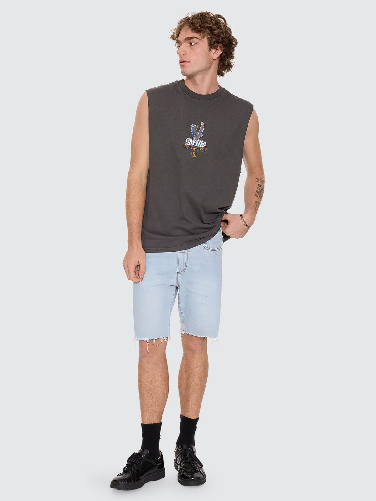 Always Good Always Tough Merch Fit Muscle Tee - Merch Black XS