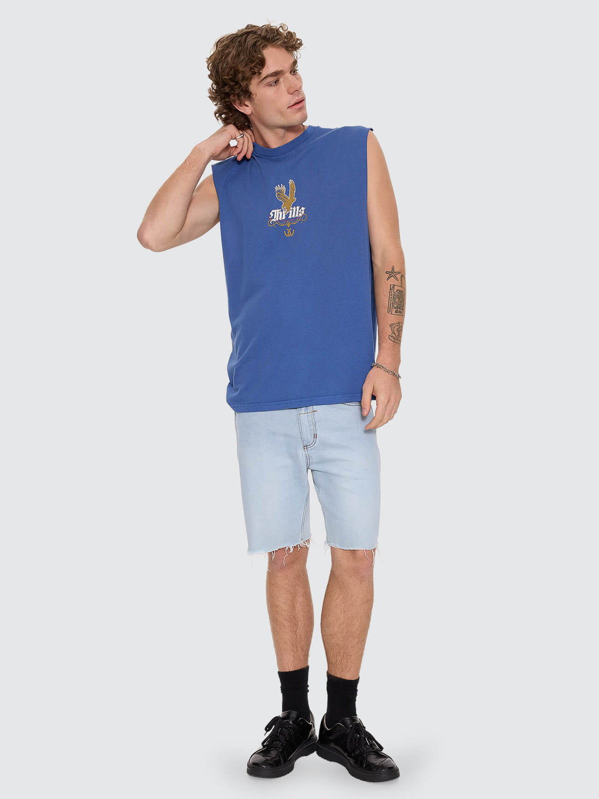 Always Good Always Tough Merch Fit Muscle Tee - Royale XS