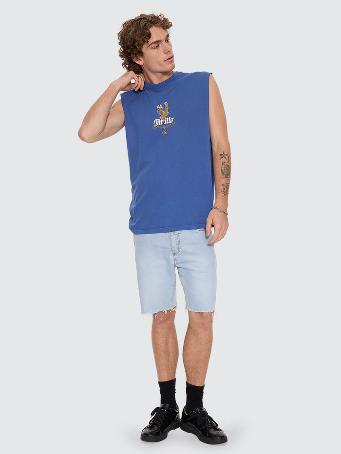 Always Good Always Tough Merch Fit Muscle Tee - Royale XS
