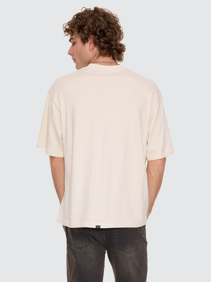 Mad Dogs Embro Box Crop Tee - Unbleached XS