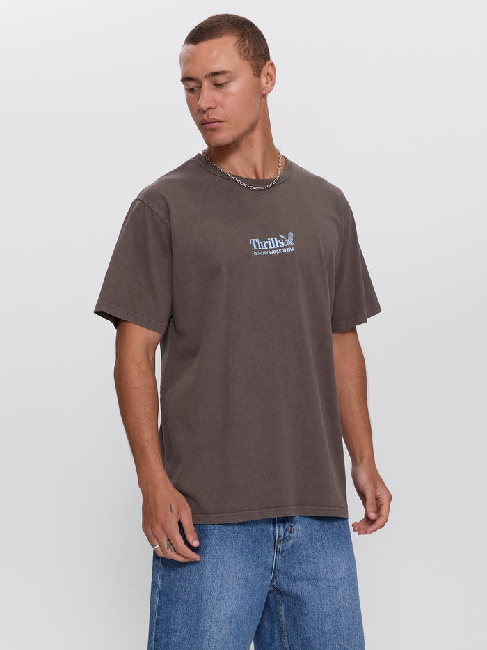Thrills Workwear Embro Merch Fit Tee - Bungee Cord XS