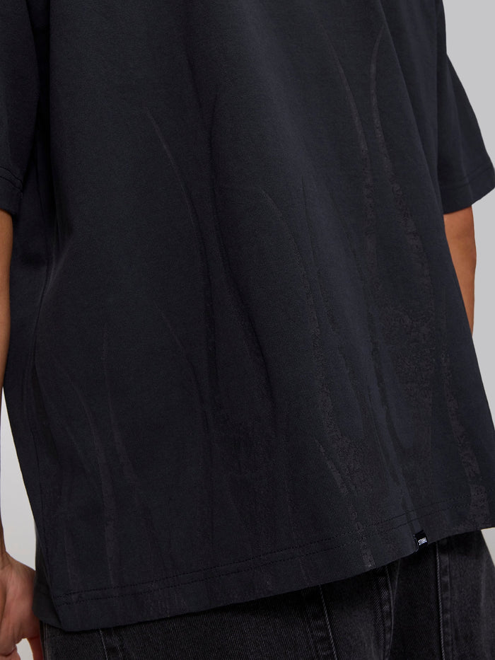 Matter of Flame Box Crop Tee - Faded Black XS