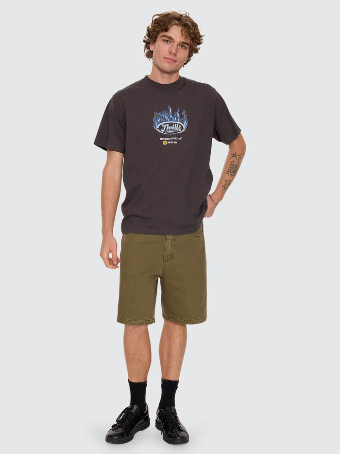 Drop Outs Merch Fit Tee - Dark Merch Black XS
