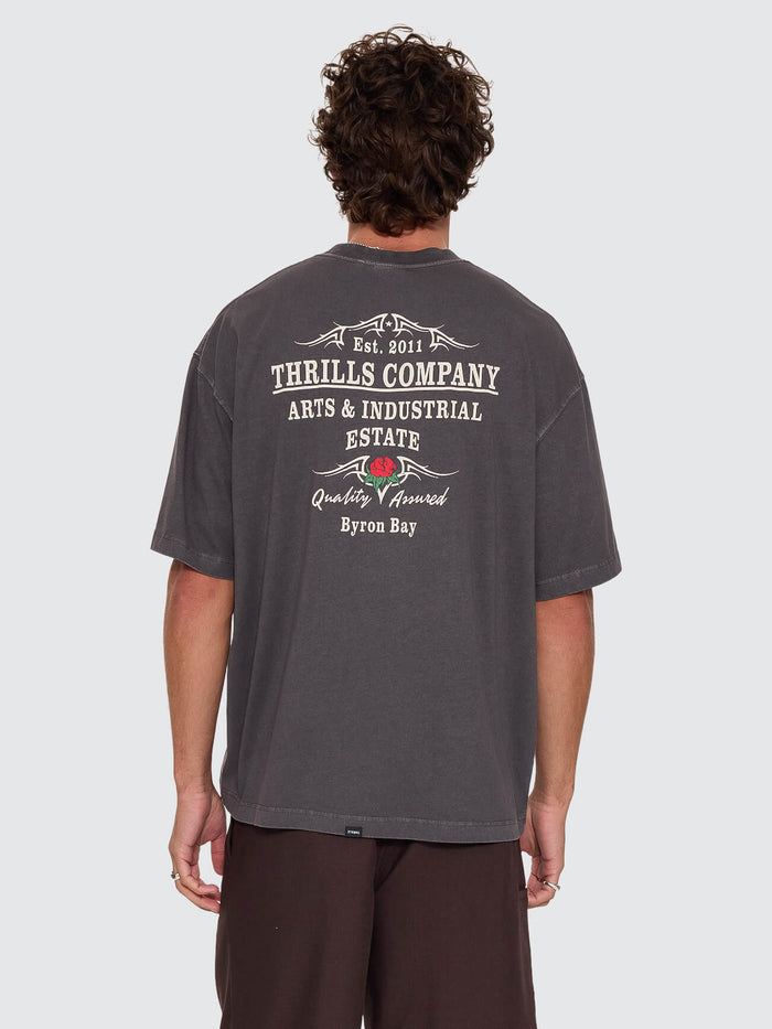 Banner Of Strength Box Crop Tee - Merch Black XS