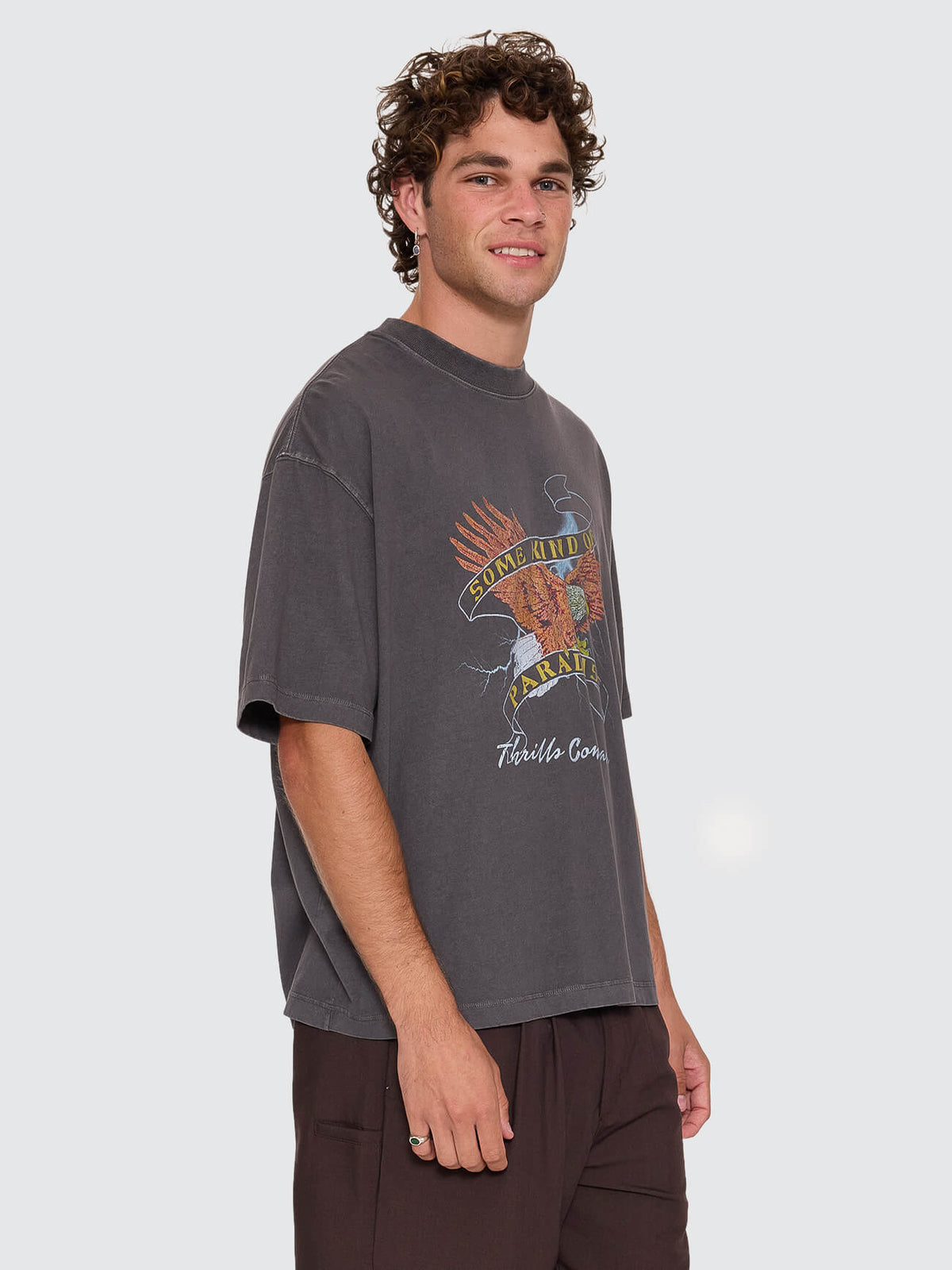 Banner Of Strength Box Crop Tee - Merch Black XS