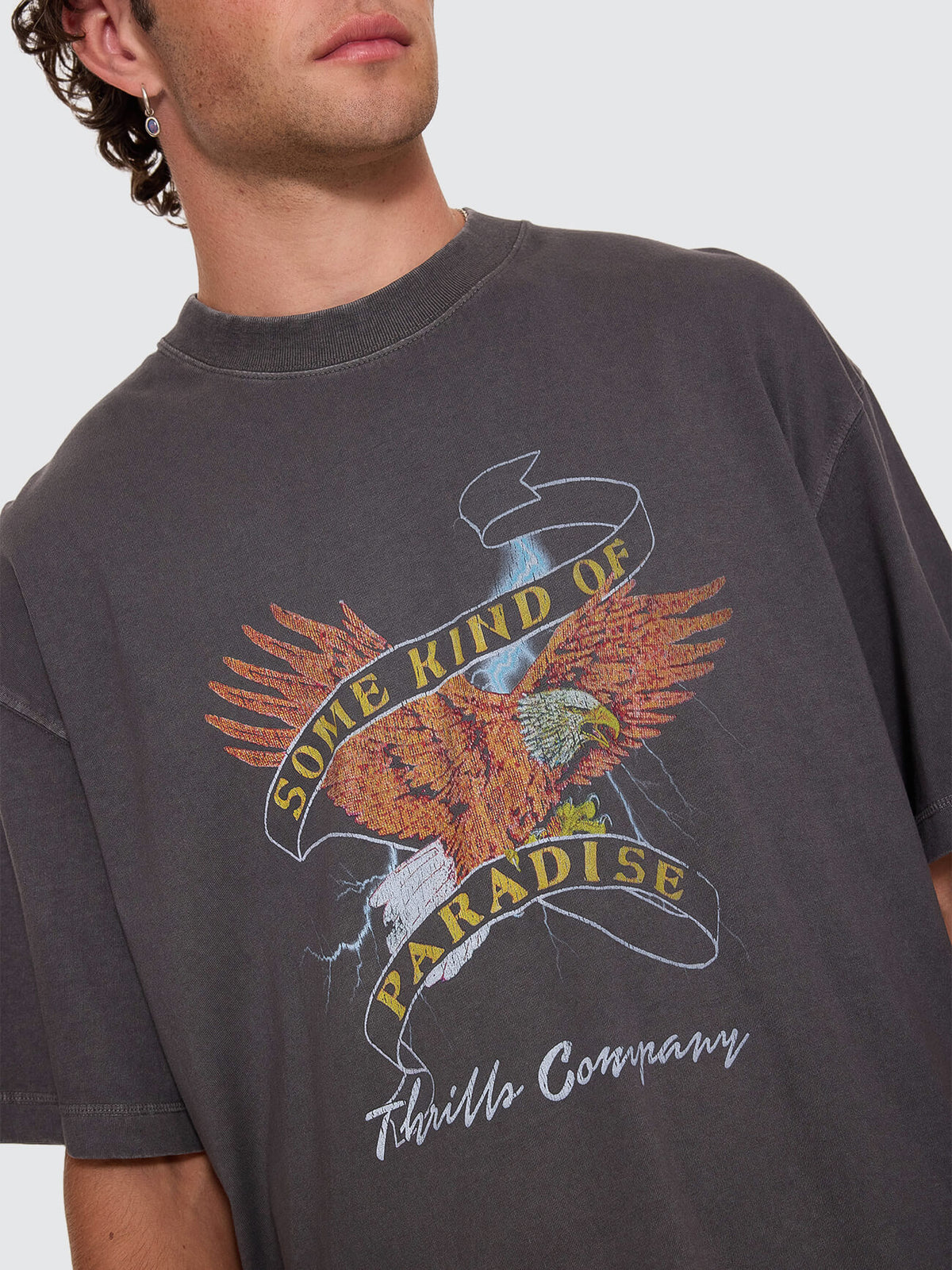Banner Of Strength Box Crop Tee - Merch Black XS