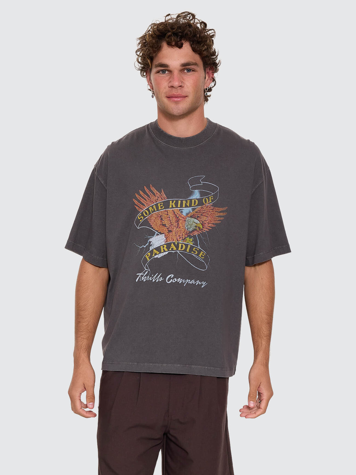 Banner Of Strength Box Crop Tee - Merch Black XS