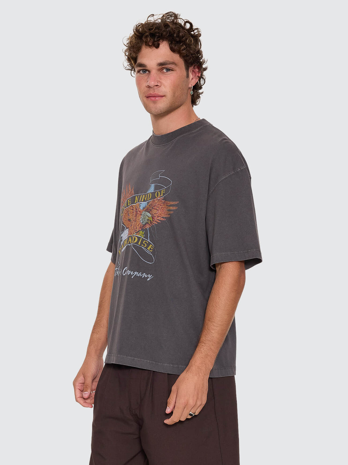 Banner Of Strength Box Crop Tee - Merch Black XS