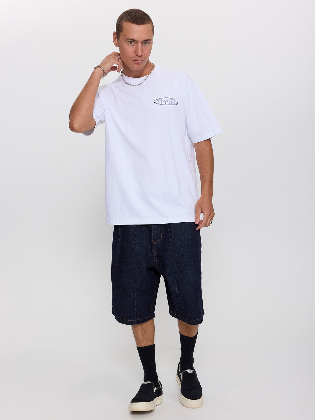 Val for the Win Oversize Fit Tee - White XS