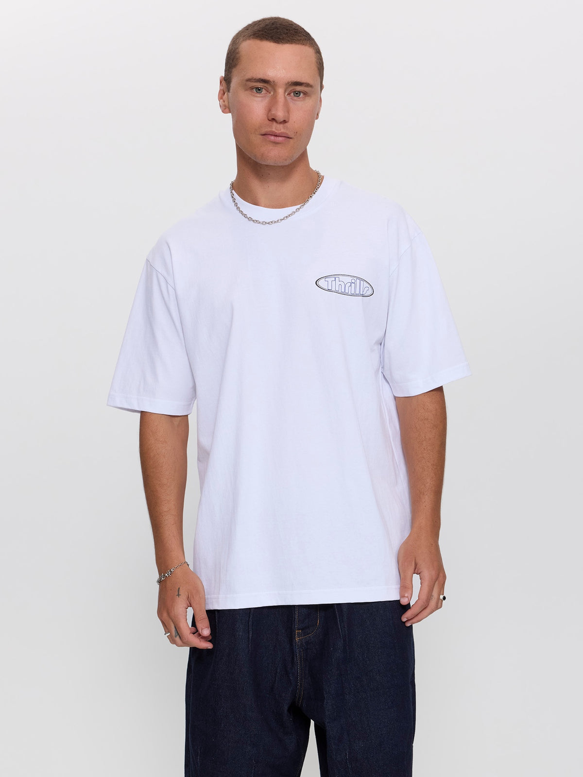 Val for the Win Oversize Fit Tee - White XS